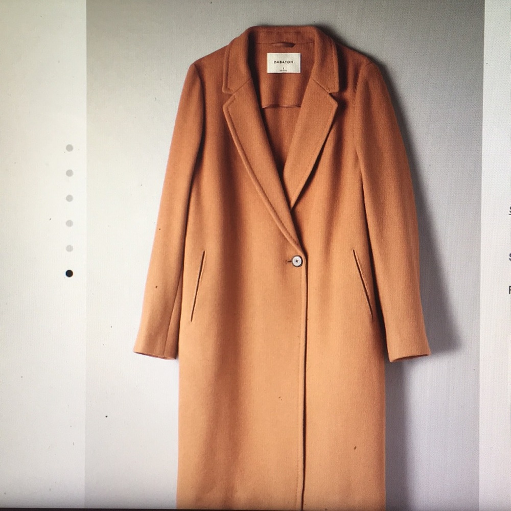 Aritzia Babaton Stedman Wool Coat in Camel